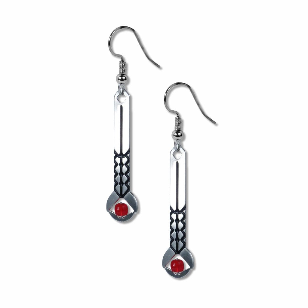 frank-lloyd-wright-april-showers-red-bead-earrings-photo