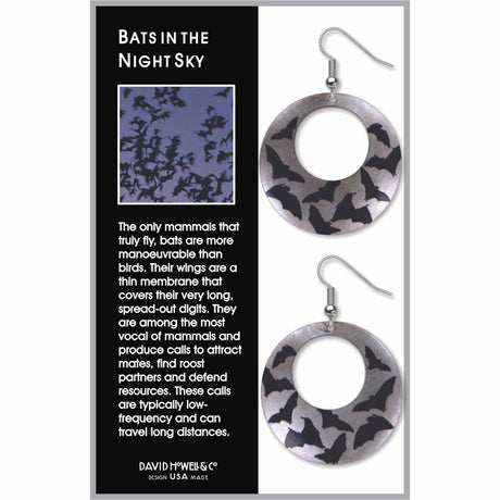 bats-in-the-night-sky-giclee-print-faux-gilt-earrings-photo-2