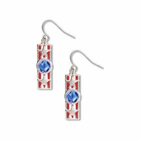 stars-&-stripes-blue-bead,-giclee-print-earrings-photo