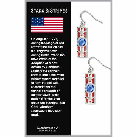 stars-&-stripes-blue-bead,-giclee-print-earrings-photo-2