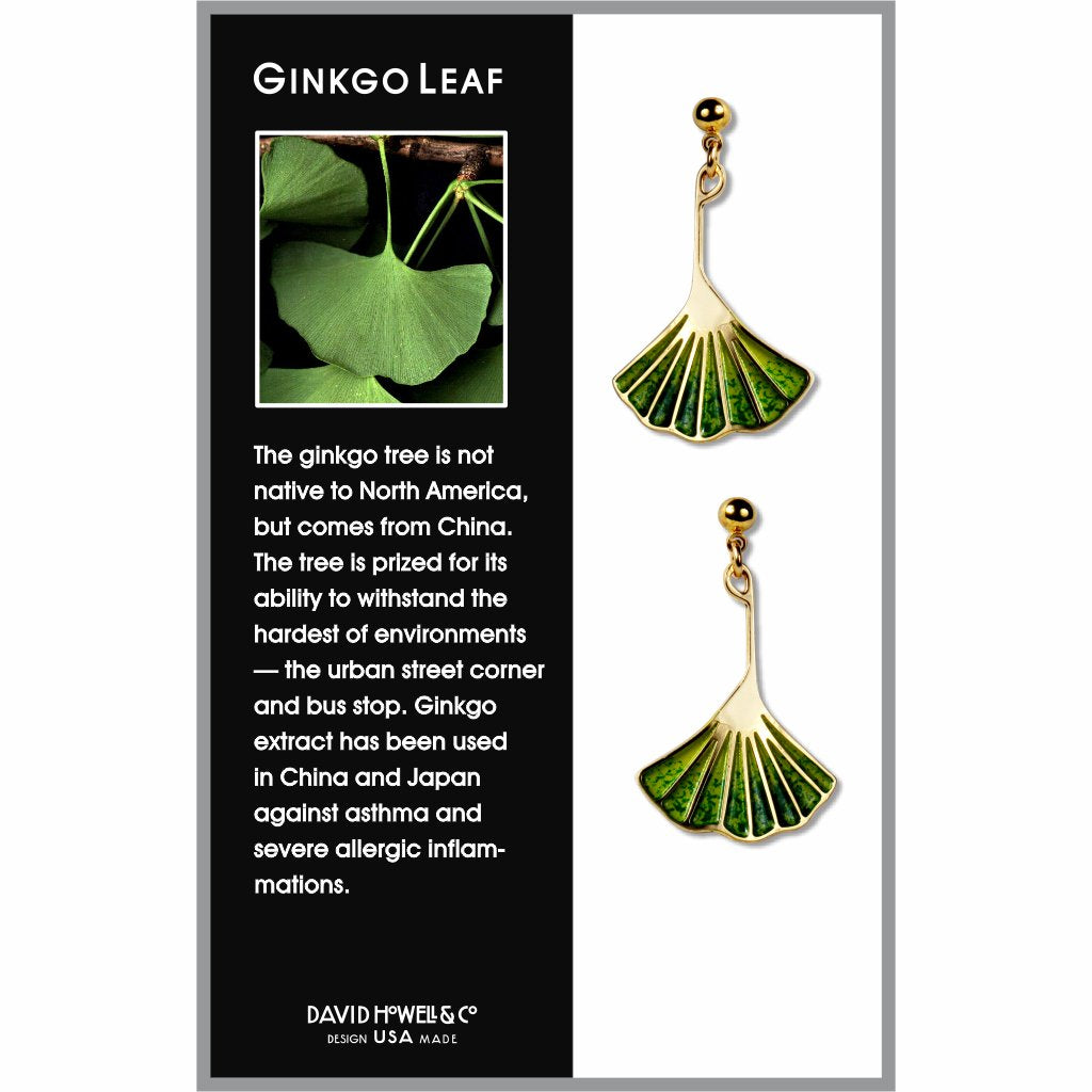 ginkgo-leaf-light-and-dark-green-enamel-earrings-photo-2