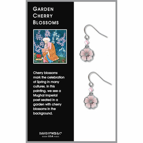 garden-cherry-blossoms-pink-bead-giclee-print-domed-earrings-photo-2