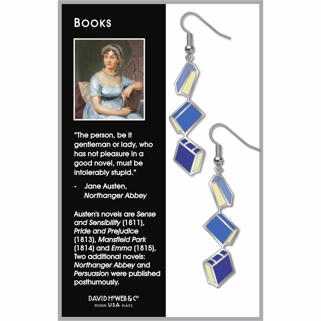 books-blue-accents-earrings-photo-2