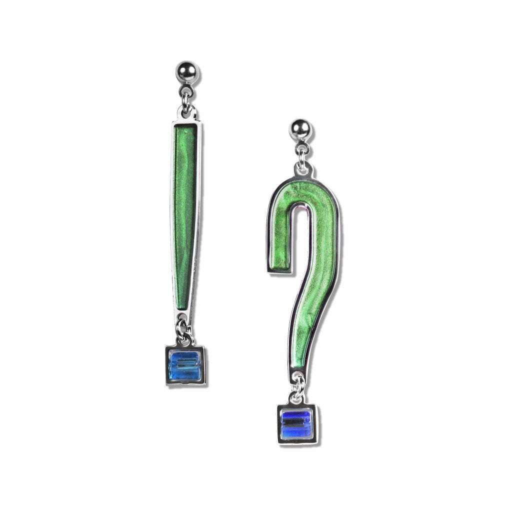 dada-sapphire-bead-green-enamel-earrings-photo