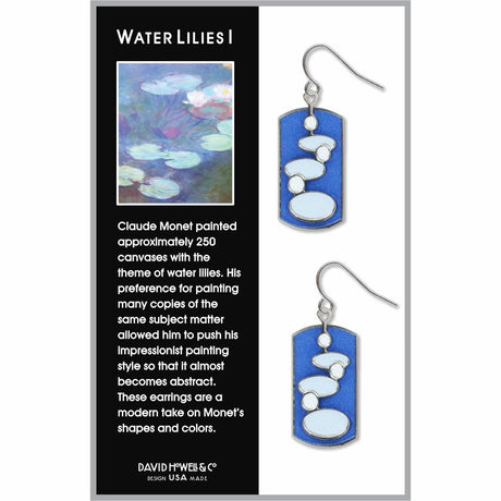 water-lilies-i-giclee-print-earrings-photo-2