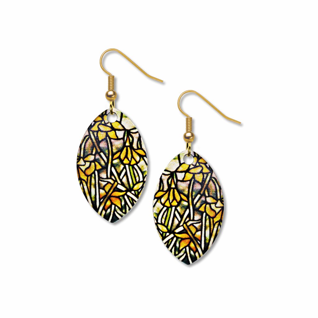tiffany-daffodil-giclee-print-earrings-photo