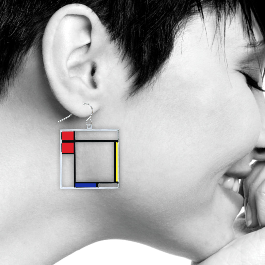 Mondrian Composition Earrings