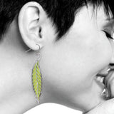 Willow Leaf In Spring Earrings