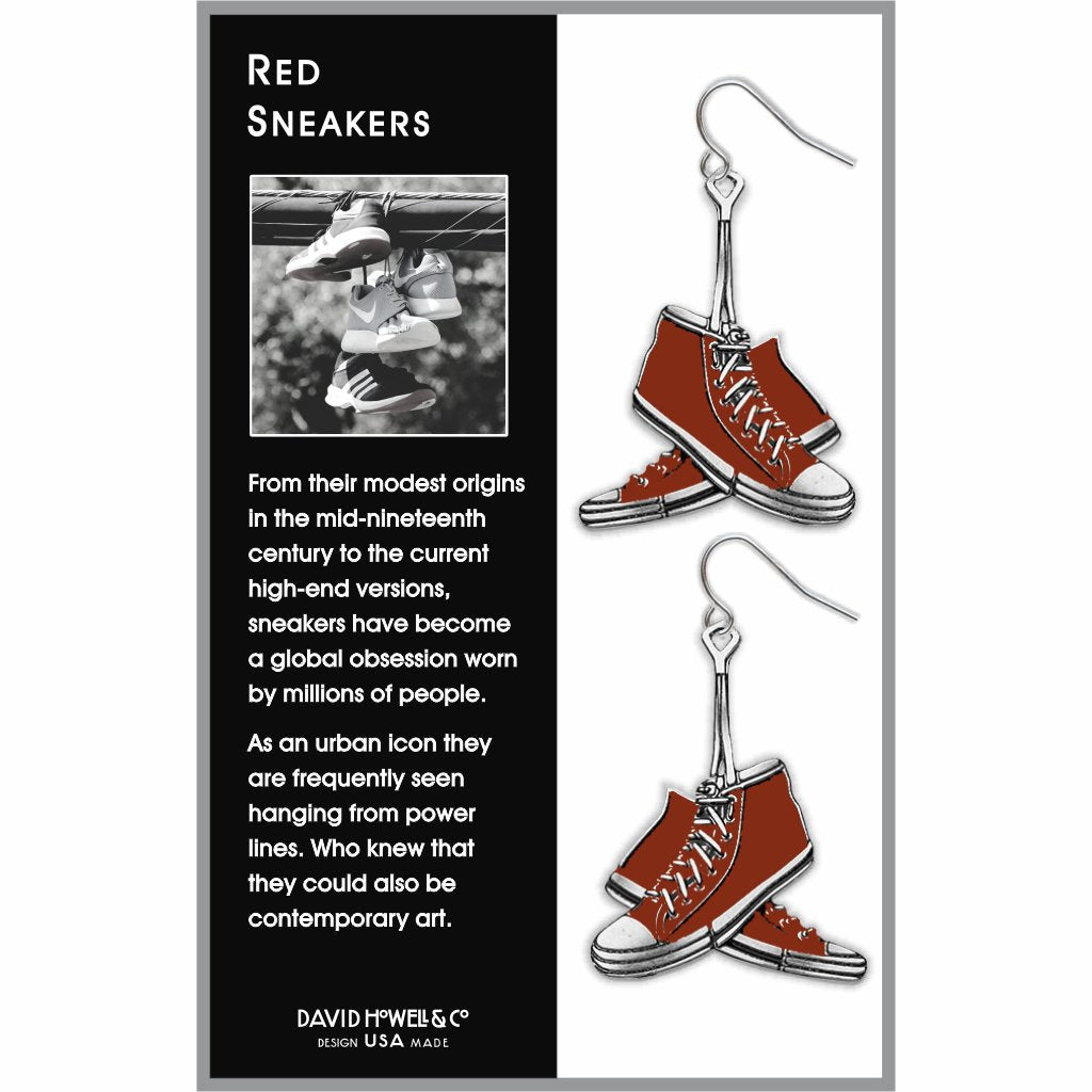 red-sneakers-giclee-print-earrings-photo-2