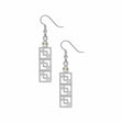 modernist-brick-screen-white-faux-pearls-earrings-photo