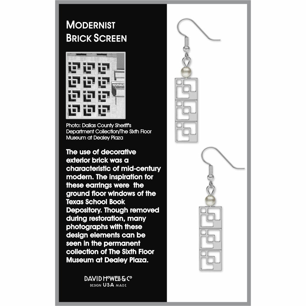 modernist-brick-screen-white-faux-pearls-earrings-photo-2