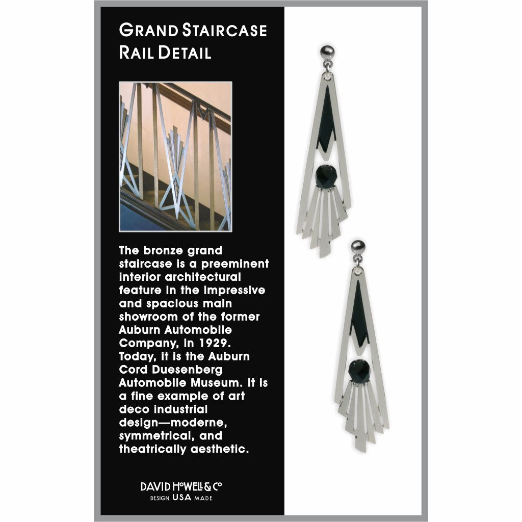 grand-staircase-rail-detail-black-bead-black-enamel-earrings-photo-2