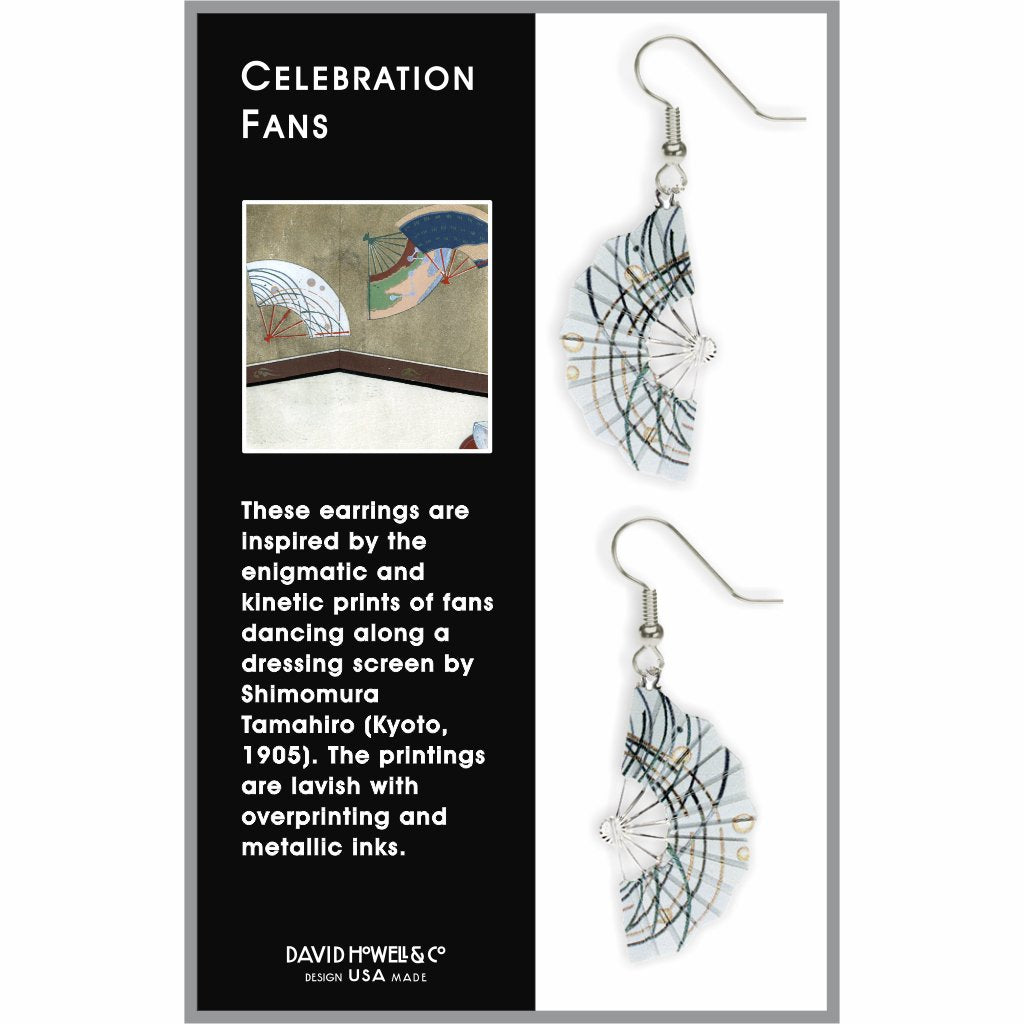 celebration-fans-giclee-print-earrings-photo-2