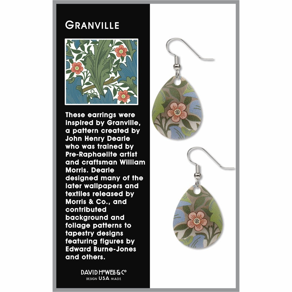 william-morris-granville-giclee-print-domed-earrings-photo-2