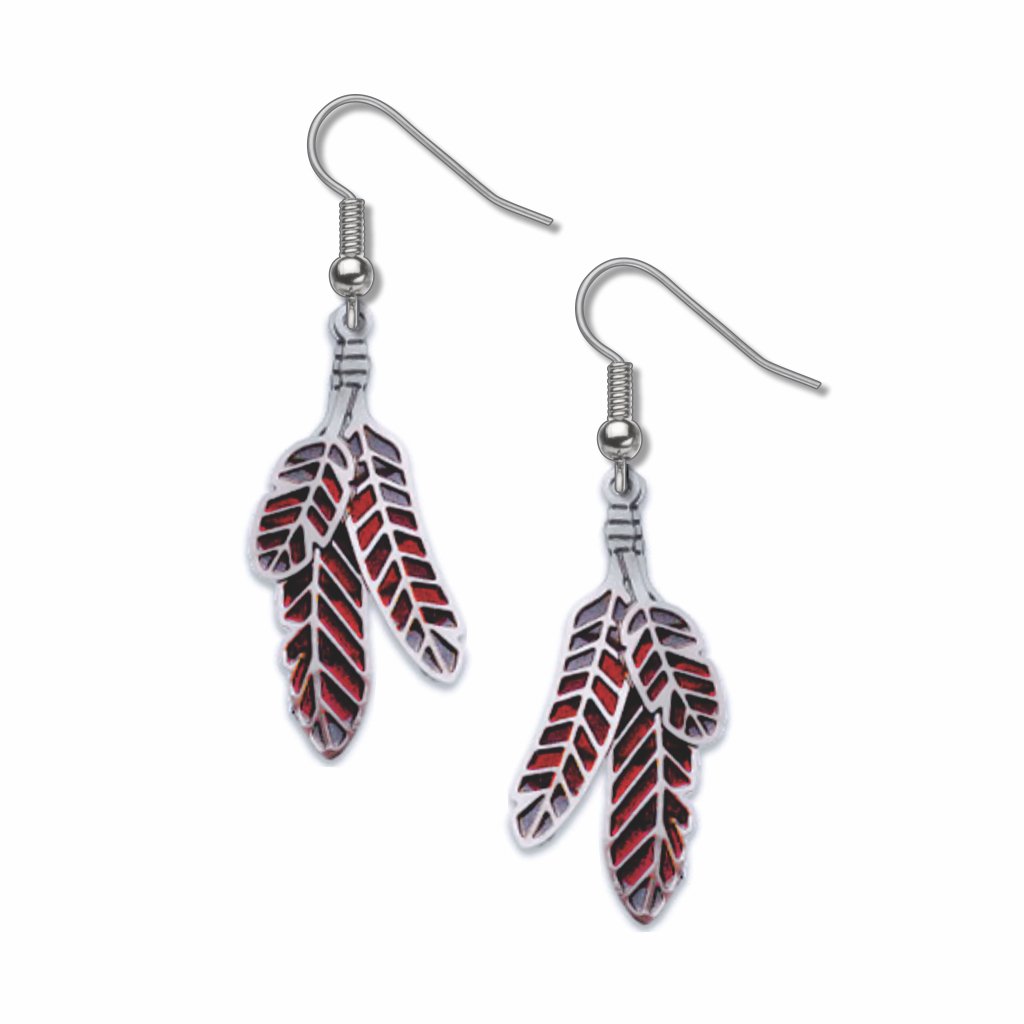 red-tailed-hawk-muted-red-accents-white-accents-earrings-photo