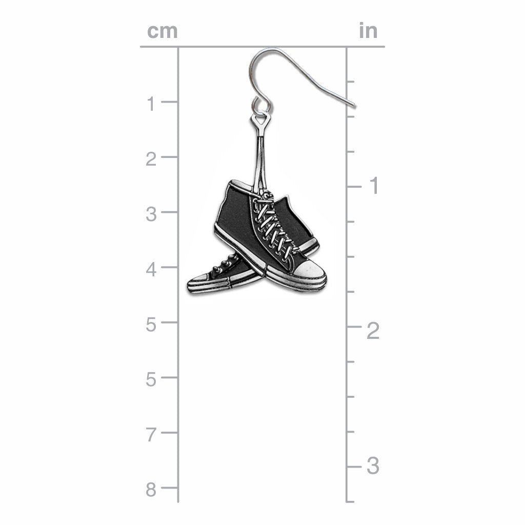 sneakers-black-accent-earrings-photo-3