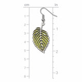 American Elm Leaf In Spring Earrings