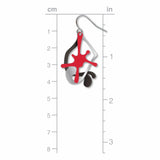 splatters-red,silver-&-black-earrings-photo-3