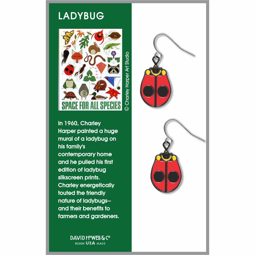 ladybug-giclee-print-earrings-photo-2