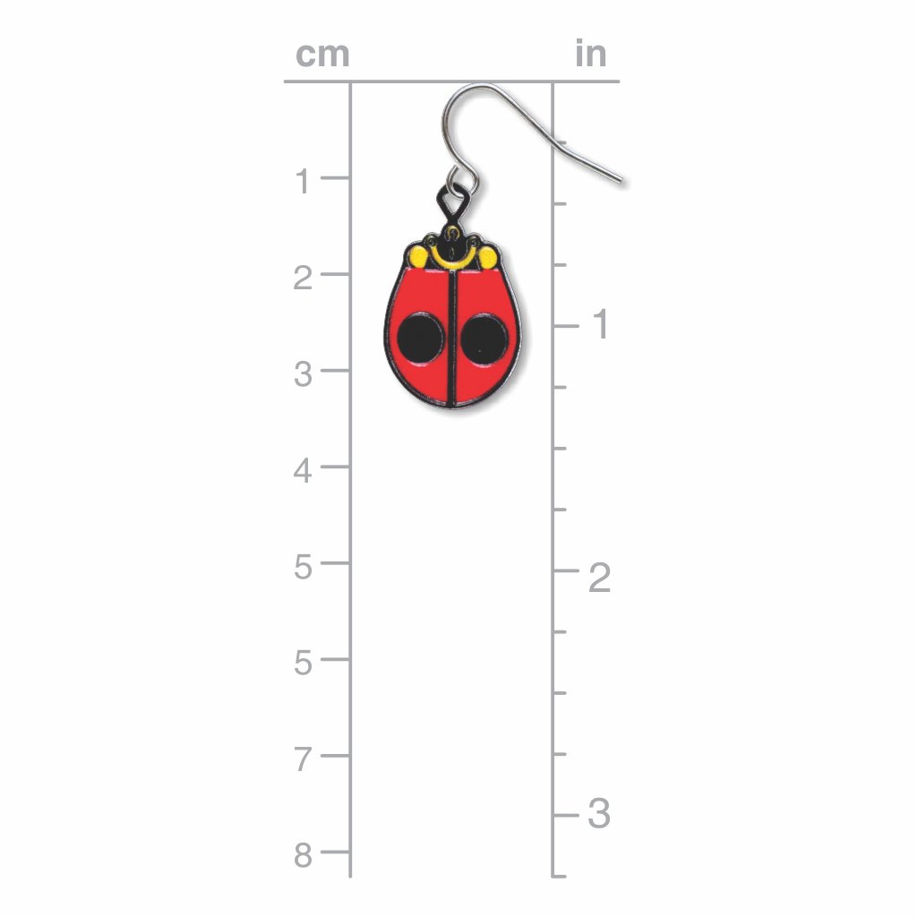 ladybug-giclee-print-earrings-photo-3