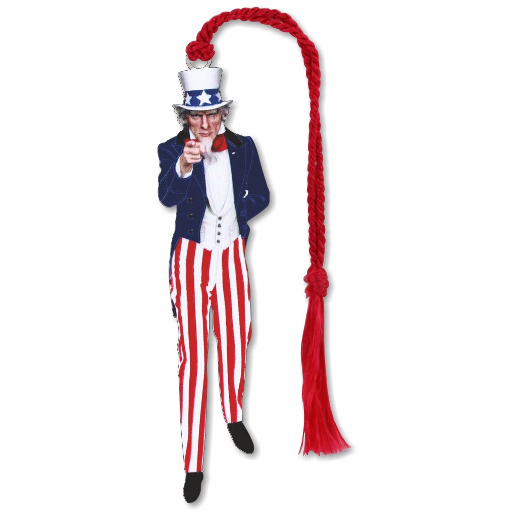 Uncle Sam Metal Bookmark – David Howell & Company